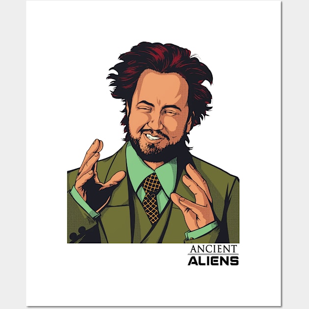 Ancient Aliens Giorgio Wall Art by BanyakMau